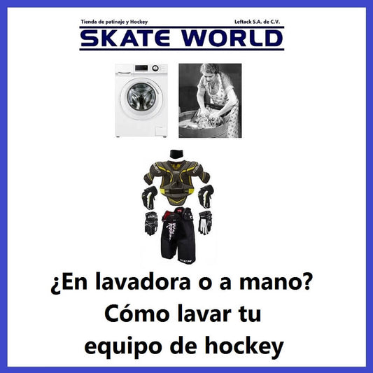Cómo debes lavar tu equipo de hockey