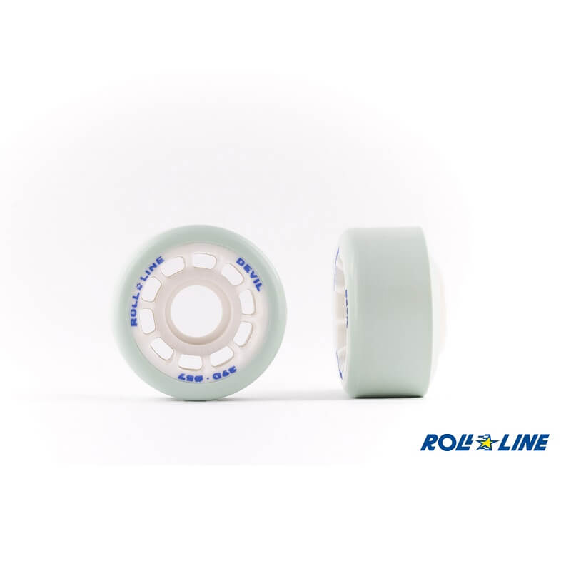 Ruedas para patines de artístico Roll-Line Devil 39D 57mm de venta en Skate World México