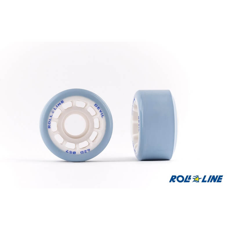 Ruedas para patines de artístico Roll-Line Devil 42D 57mm de venta en Skate World México