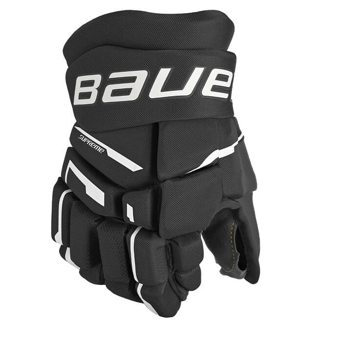 Guantes de hockey Bauer Supreme M3 infantil blanco y negrode venta en Skate World