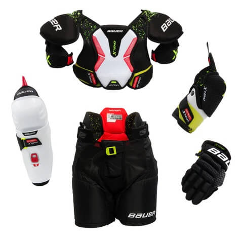 Kit de protecciones de hockey infantiles Bauer Vapor X-TEND de venta en Skate World