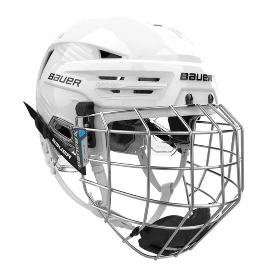 Casco de hockey Bauer RE-AKT 90 con careta blanco de venta en Skate World