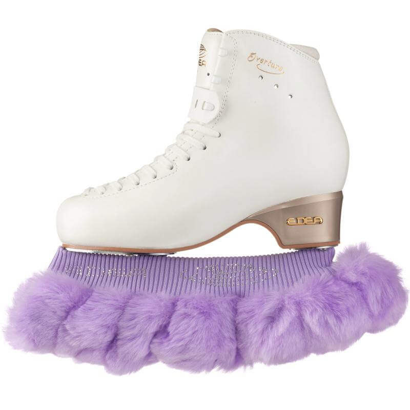 Soakers Edea Eco Fur para secar y proteger tus cuchillas: piel sintética + diamantes de imitación + forro absorbente