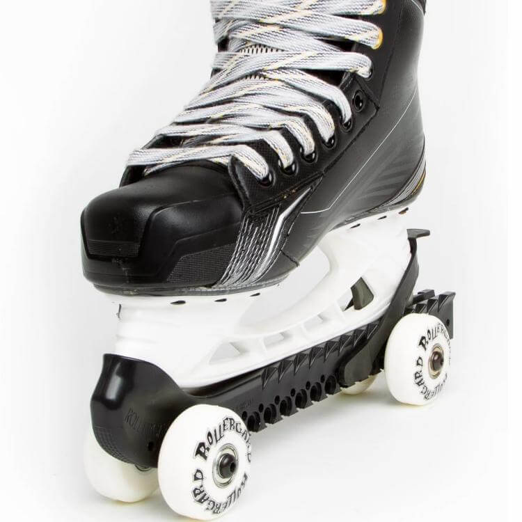 Guardas con ruedas RollerGard color negro para hockey de venta en Skate World México
