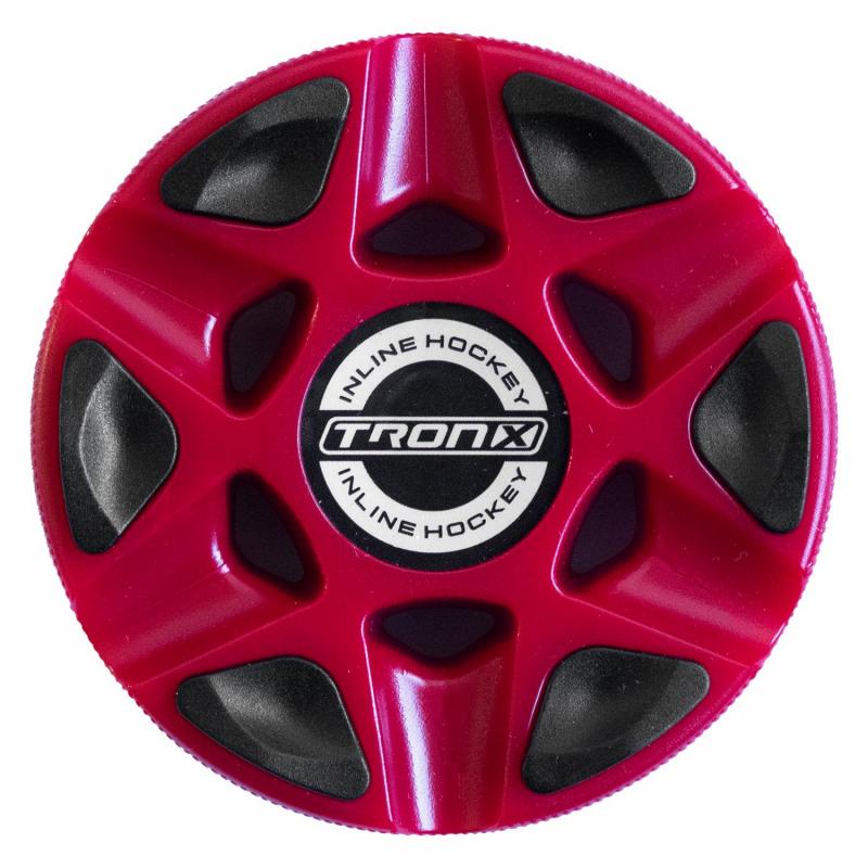 Puck para inline hockey TronX Stryker rojo de venta en Skate World
