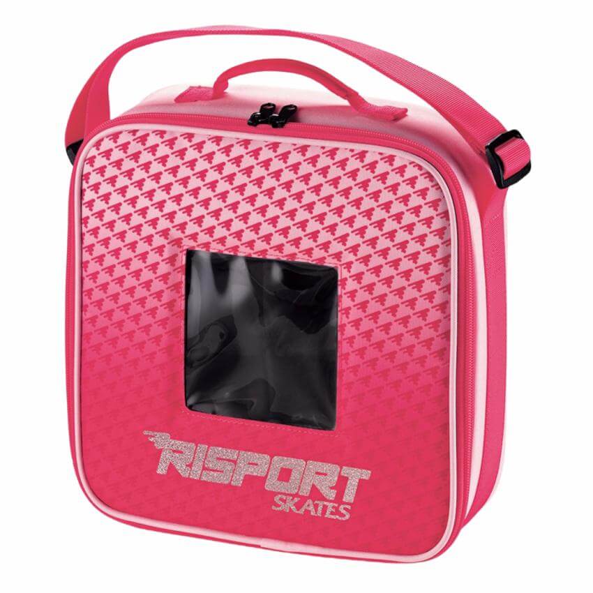 Maleta Risport para 32 ruedas de patines quads rosa de venta en Skate World