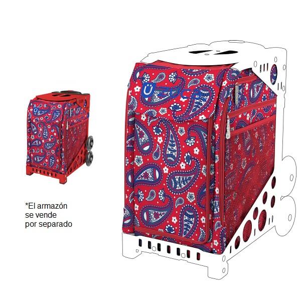 Bolsa Zuca Paisley in Red para maleta deportiva de venta en Skate World México