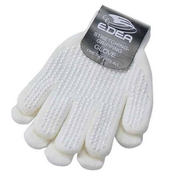 Guantes Edea con Gripping para patinaje color blanco en Skate World México, tiendapatinesskateworld.com