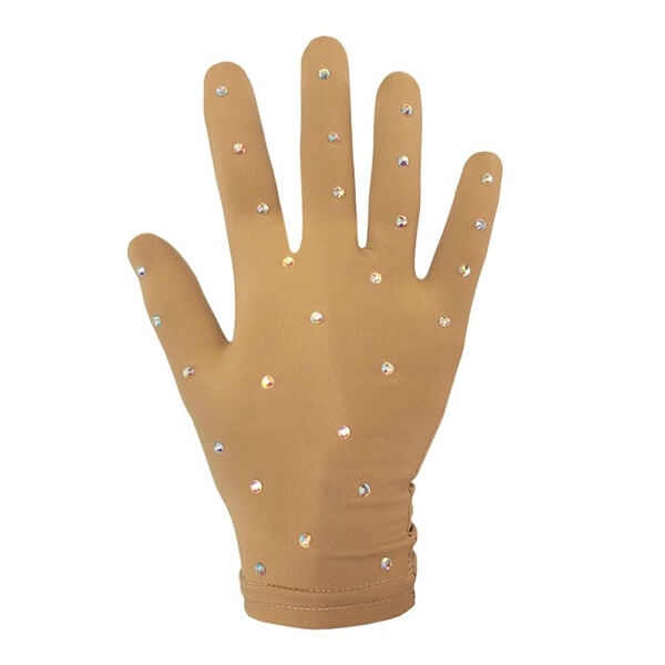 Guantes Chloe Noel para patinaje artístico GVS33 con cristales en Skate World México, tiendapatinesskateworld.com