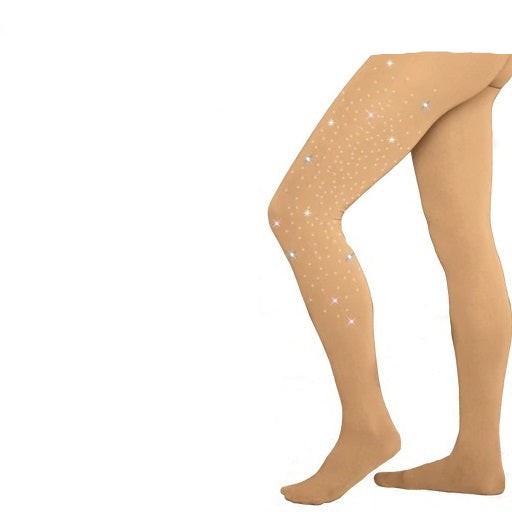 Mallas Chloe Noel para patinadora 8830 con cristales de venta en Skate World México