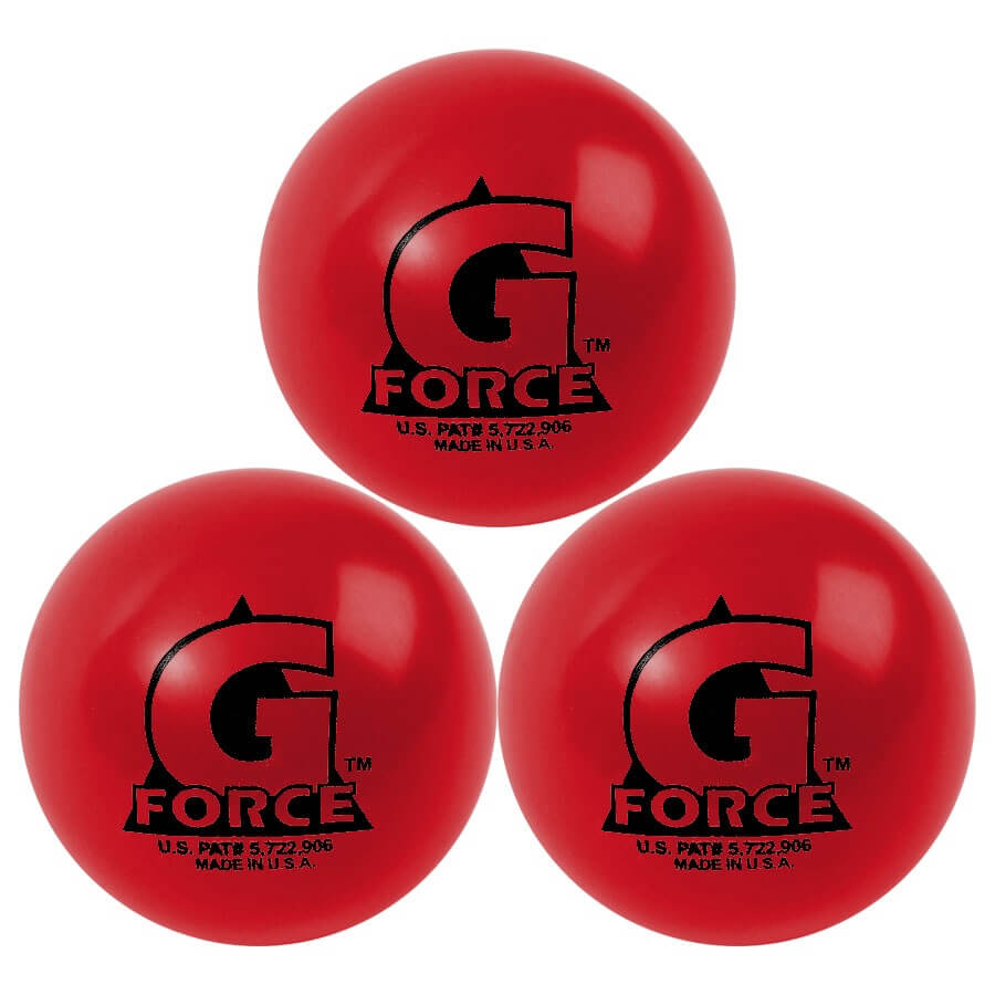 Pelota G Force Roja de Mylec para hockey sin hielo de venta en Skateworld México