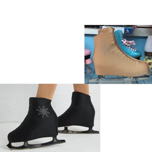 Polainas para patinaje artístico Mondor modelo 643 con cristales de venta en Skateworld