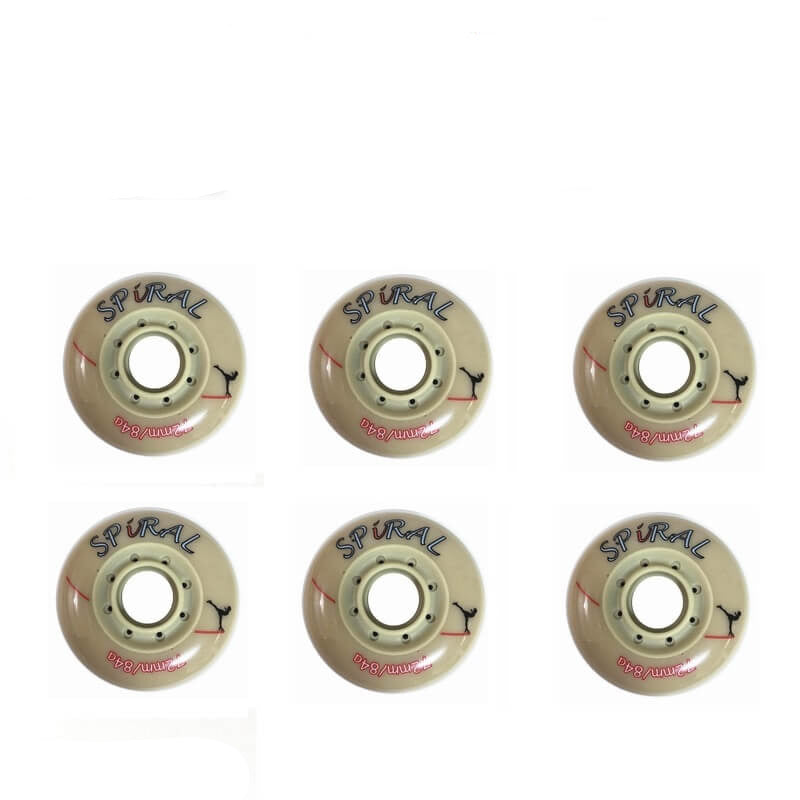 Ruedas Snow White Spiral para patinaje artístico inline de venta en Skate World México