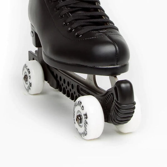 Guardas con ruedas RollerGard color negro para artístico de venta en Skate World México