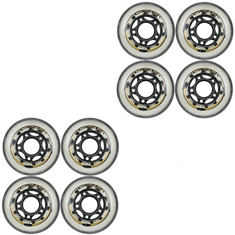 Ruedas Labeda Lazer para patines (paquete de 8) de venta en Skate World México