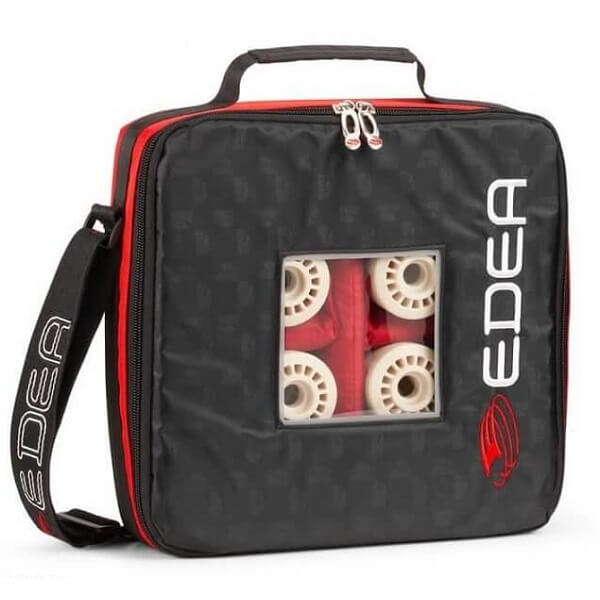 Maleta para ruedas de patines quads Edea black en Skate World México