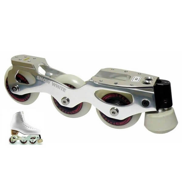 Plancha Snow White para patinaje artístico inline de venta en Skate World México