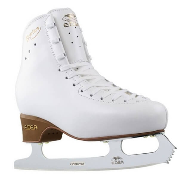 Patines de hielo para patinaje artístico Edea Overture y cuchillas Charme marfil de venta en Skateworld México