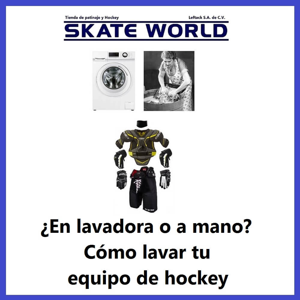 Cómo debes lavar tu equipo de hockey