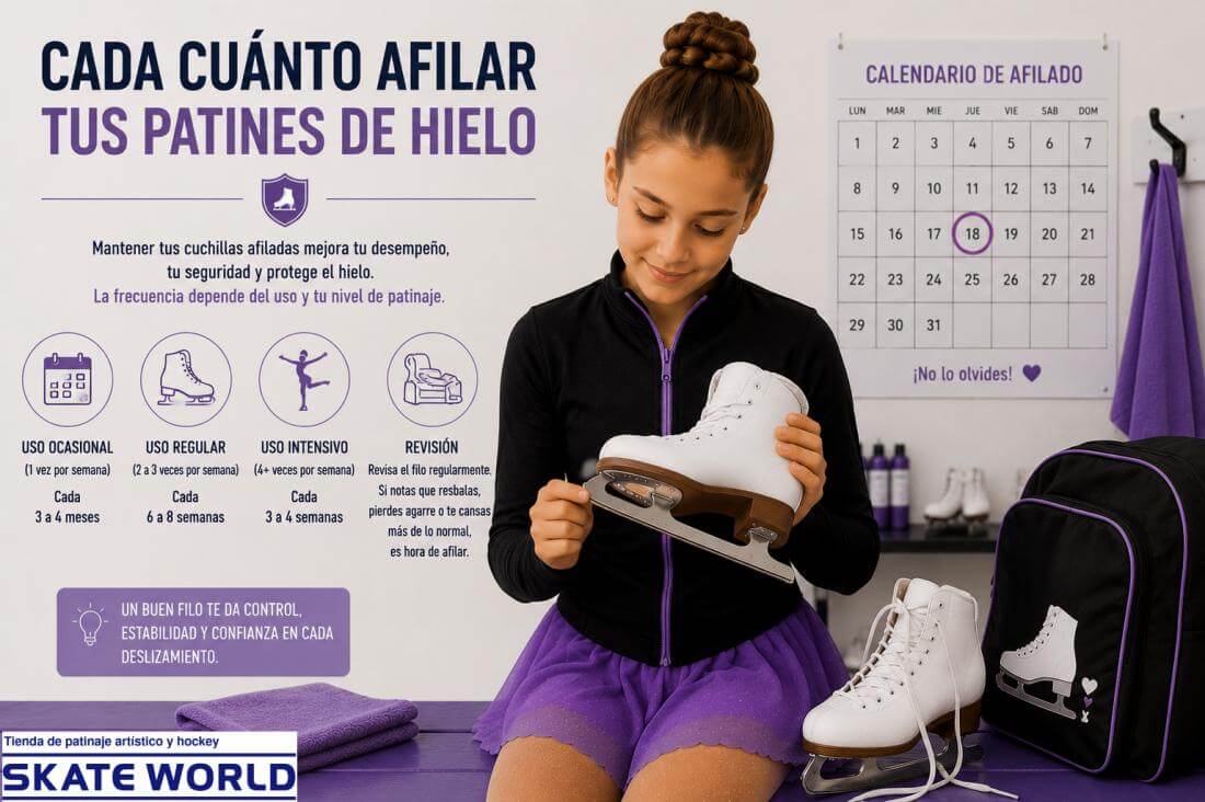 Te revelamos la frecuencia recomendada para afilar tus patines según tu nivel y uso. ¡No esperes a perder el control!