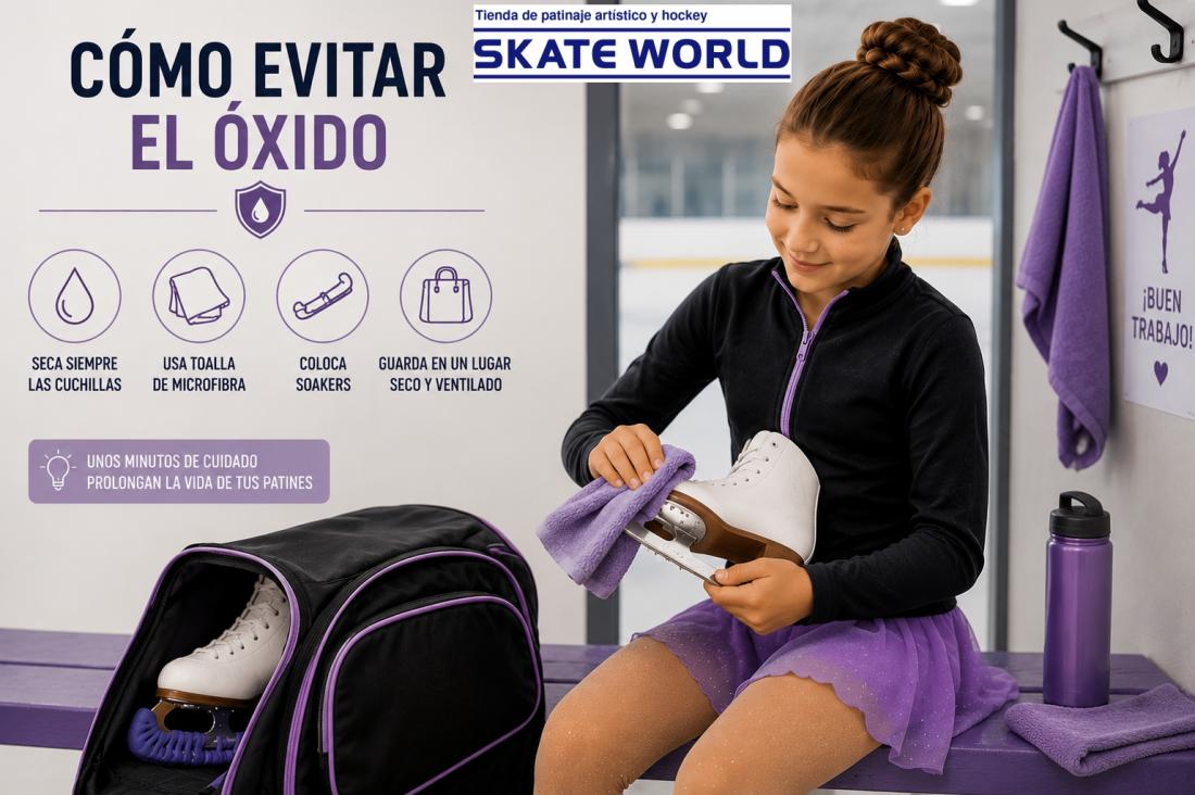El óxido no solo se ve feo en las cuchillas de tus patines, destruye el filo y arruina tu experiencia.
