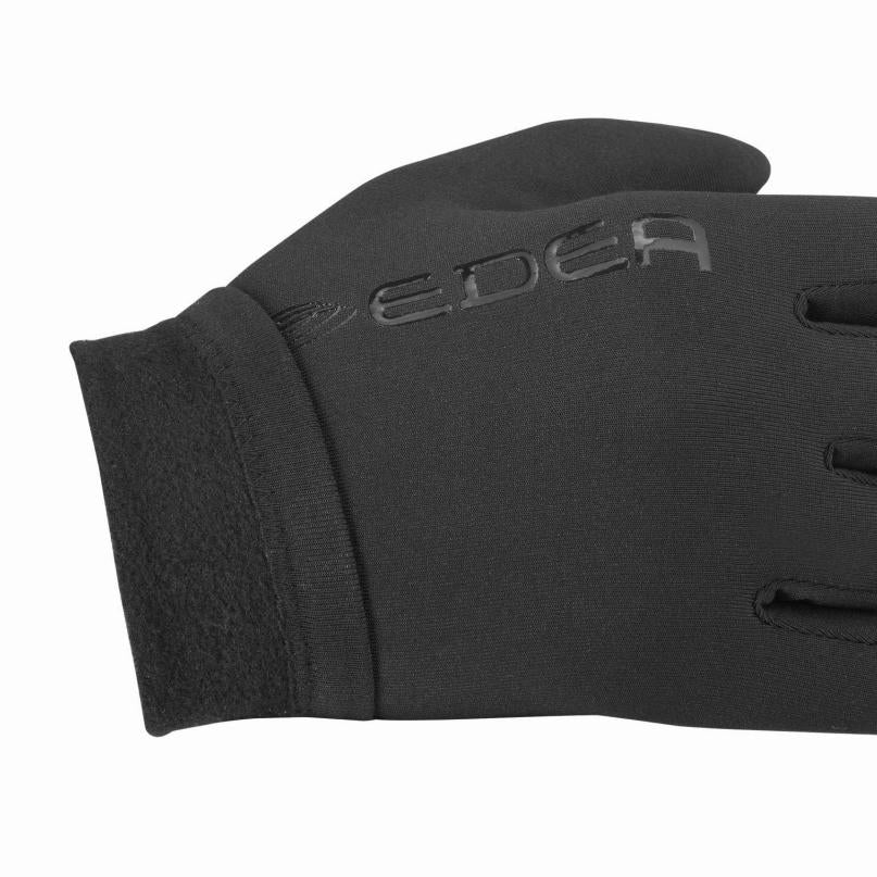 Edea E-Gloves Pro, Tela de poliéster 100% suave y cálida para mantener las manos abrigadas durante las prácticas.