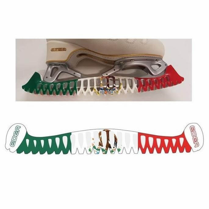 Guardas de plástico E-Guard Edea bandera de México para patines de hielo de venta en Skate World