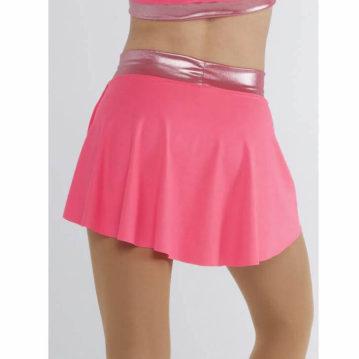 Falda con short para patinaje Pridance modelo 314 Rosa de venta en Skate World