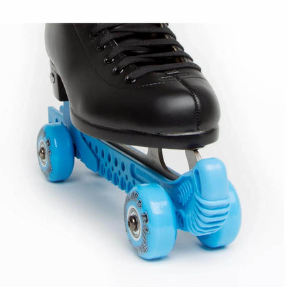 Guardas con ruedas RollerGard color azul para artístico de venta en Skate World México