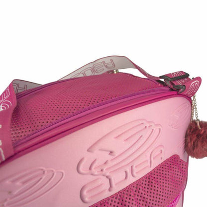 Maleta para patines Edea Cube. Gran parte de la mochila está hecha de un poliéster suave y ventilado para mayor frescura.