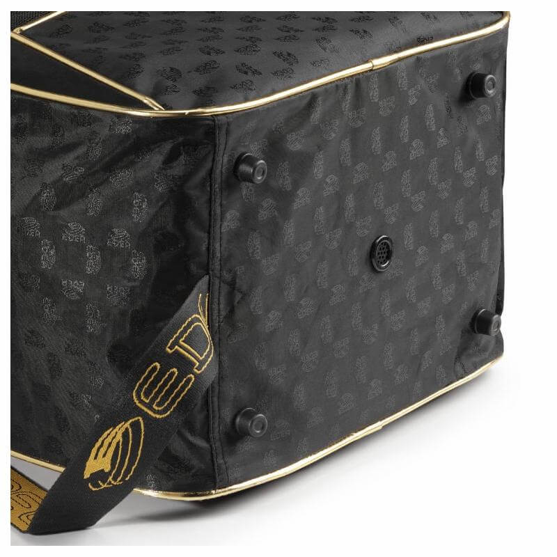 Maleta Edea Gold con orificio de drenaje inferior y tapones protectores para ventilación de patines de hielo y ruedas