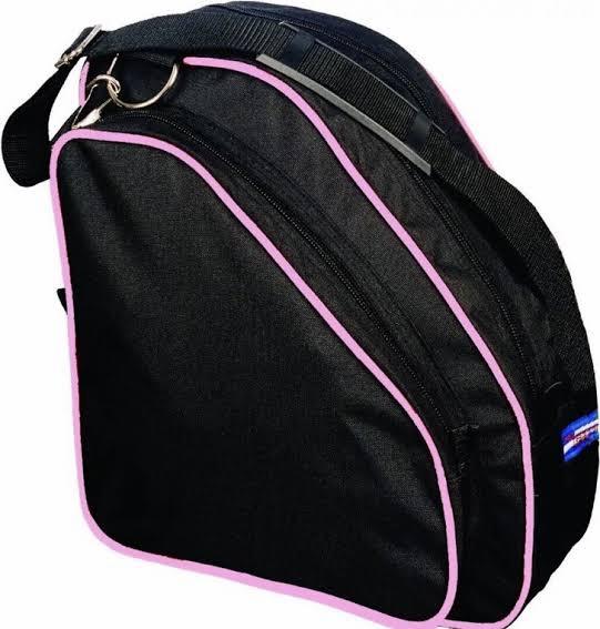 Maleta Proguard 8099 negra con detalles en rosa – estilo moderno para patinadores