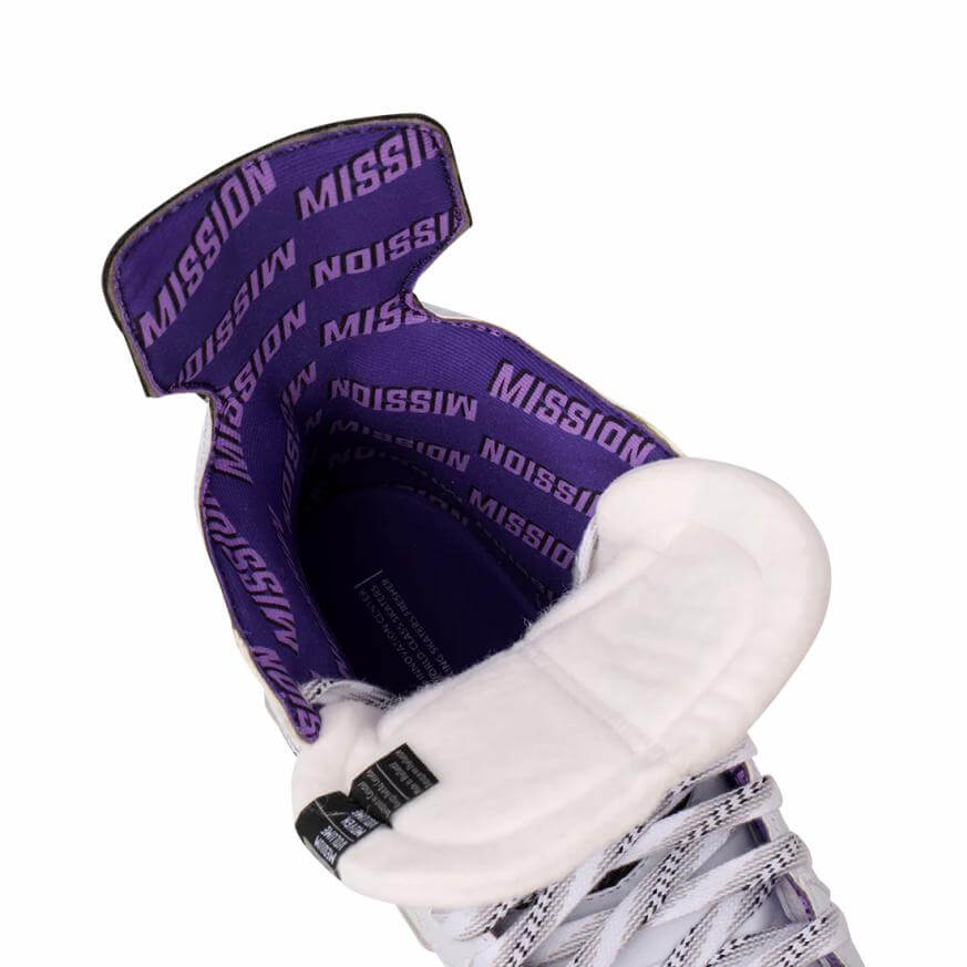 Forro interior acolchado de patines Mission Inhaler FS2. Sujeción cómoda y transpirable.