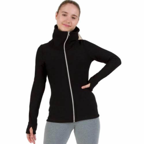 Chamarra para patinadora Mondor Polartec Mod. 4485 negro de venta en Skate World México