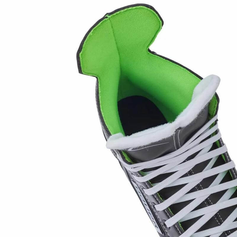 Patines de hockey bauer X-LS, Comodidad adicional con fieltro hasta la puntera para un extra de comodidad.