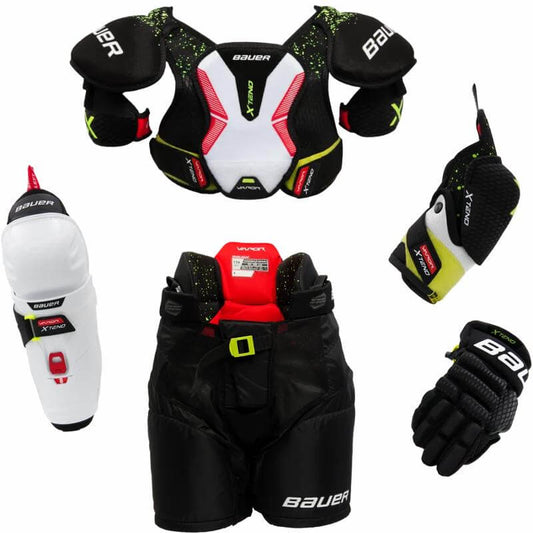 Kit de protecciones de hockey infantiles Bauer Vapor X-TEND de venta en Skate World