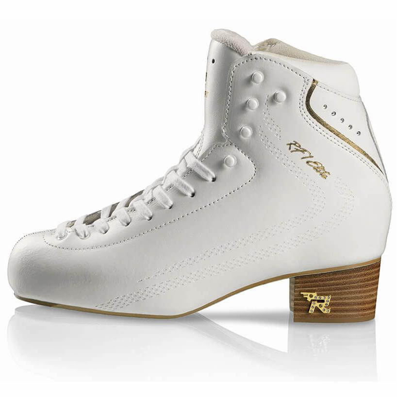Perfil dorado y textura de marcado en caliente Risport RF1 Elite – diseño elegante para competencias de élite