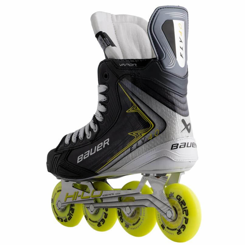 Patines de Inline Hockey Bauer Vapor Fly40 estructura rígida y reactiva que te dará una ventaja competitiva inmediata.