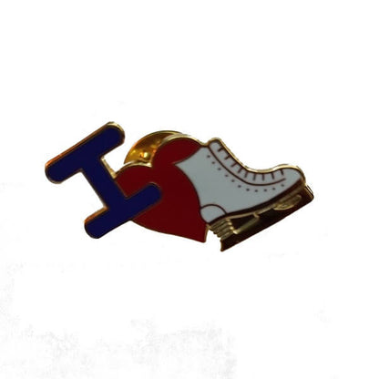 Pin metálico con diseño de artístico modelo I love de venta en Skateworld México