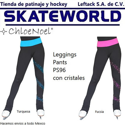 Leggings Pants para patinadora ChloeNoel modelo PS96 con cristales de venta en Skateworld México